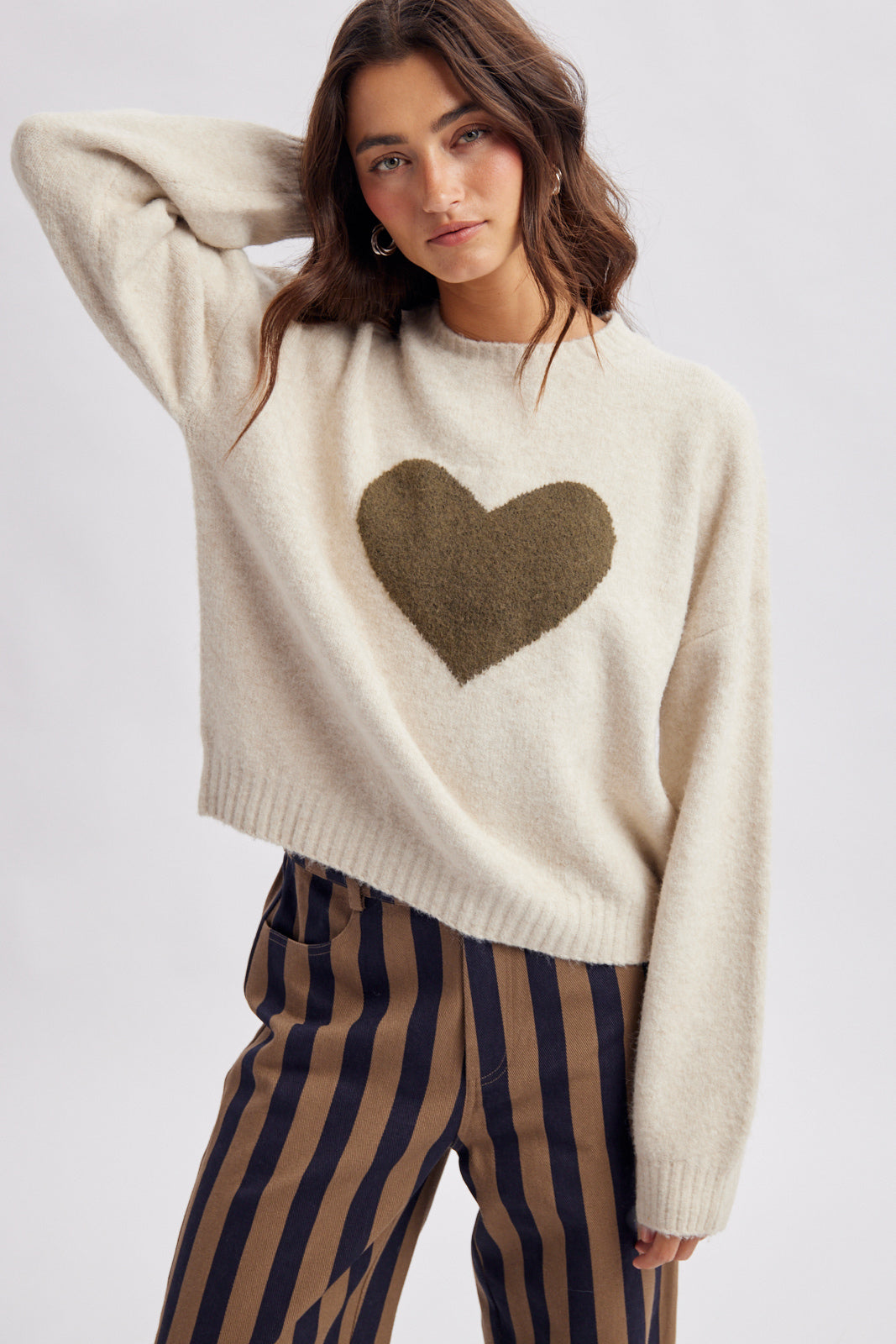 Heart Graphic Sweater