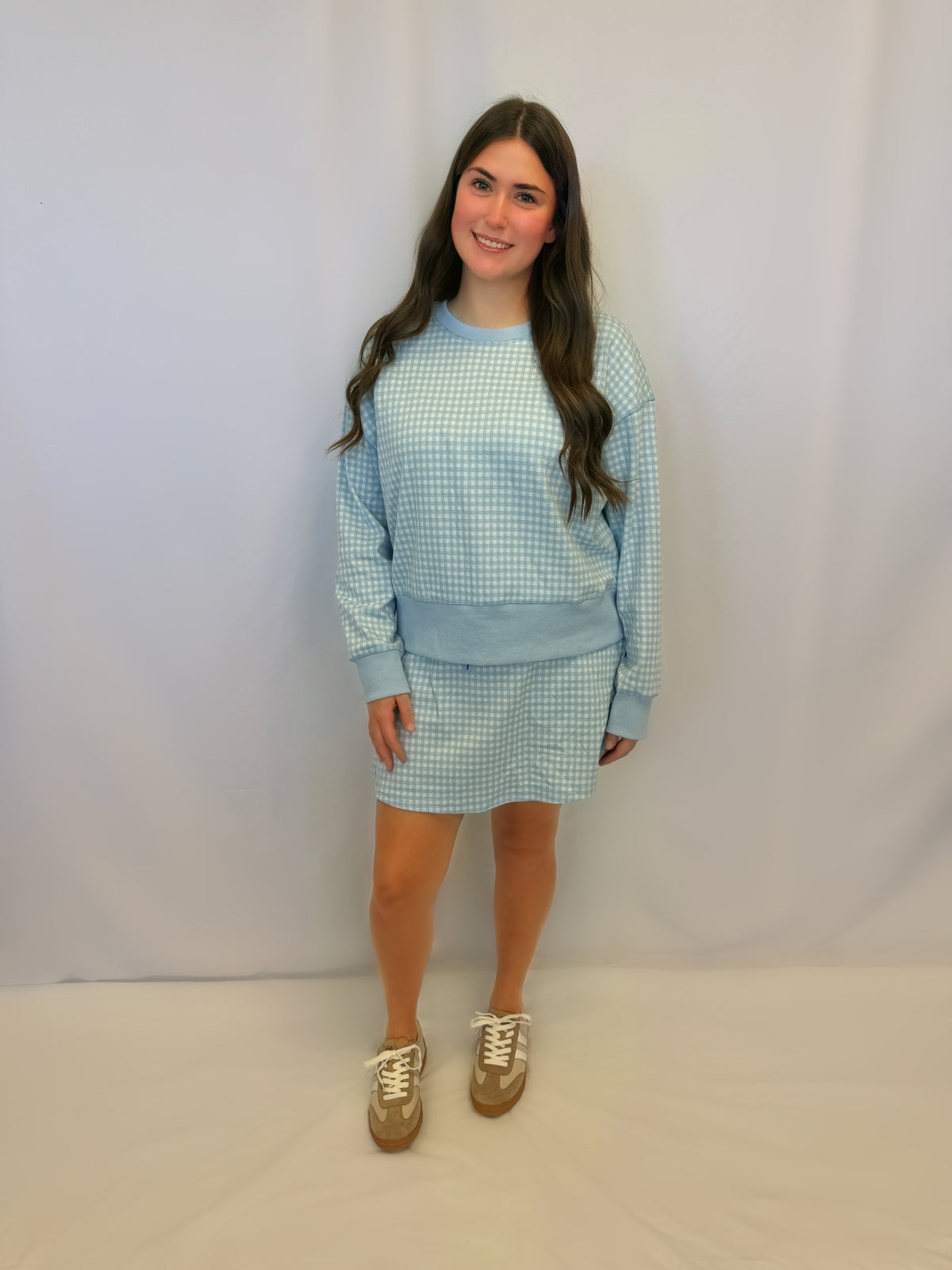 Blue Bell Check Top