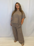 Melange Pant Set - PLUS