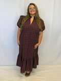 Plaid Dress - PLUS