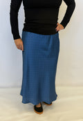 Blue Polka Dot Skirt