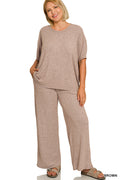 Melange Pant Set - PLUS