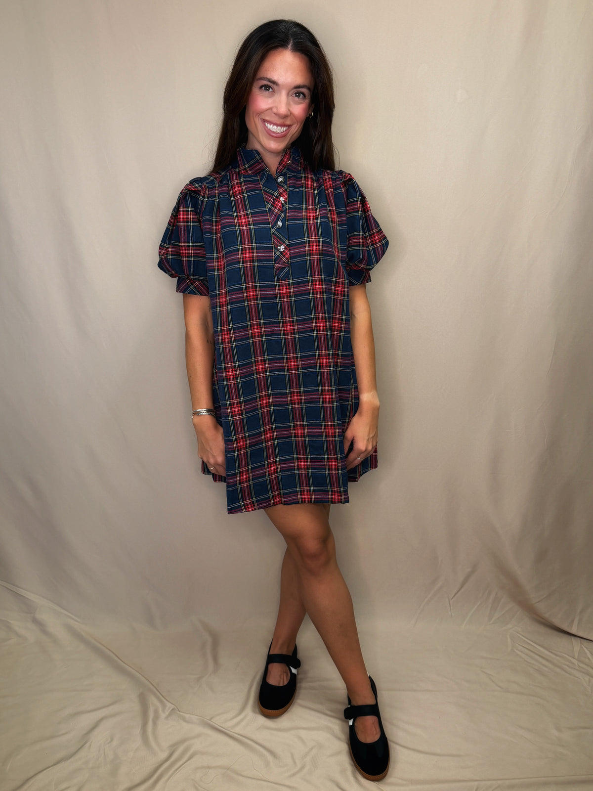 Holly Plaid Dress