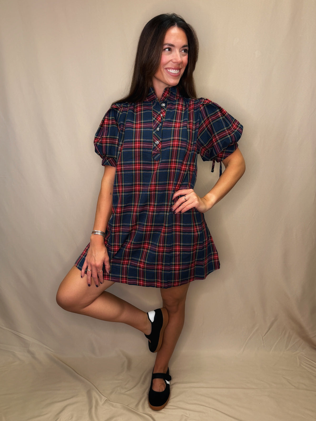 Holly Plaid Dress
