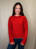 Cherry Red Sweater