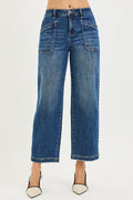 Slouchy Cropped Baggy Jean
