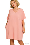 Woven Airflow Dress - PLUS