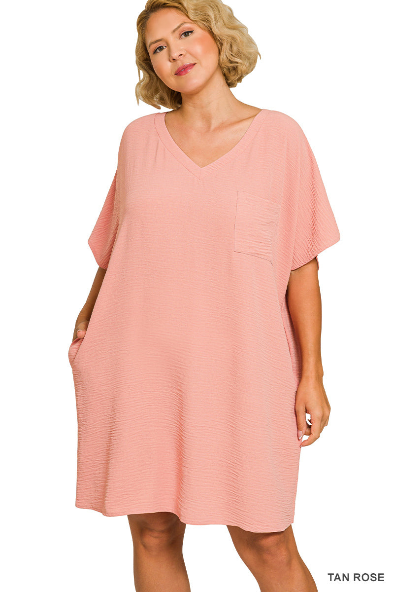 Woven Airflow Dress - PLUS
