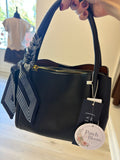 Scarf Accent Purse - Black