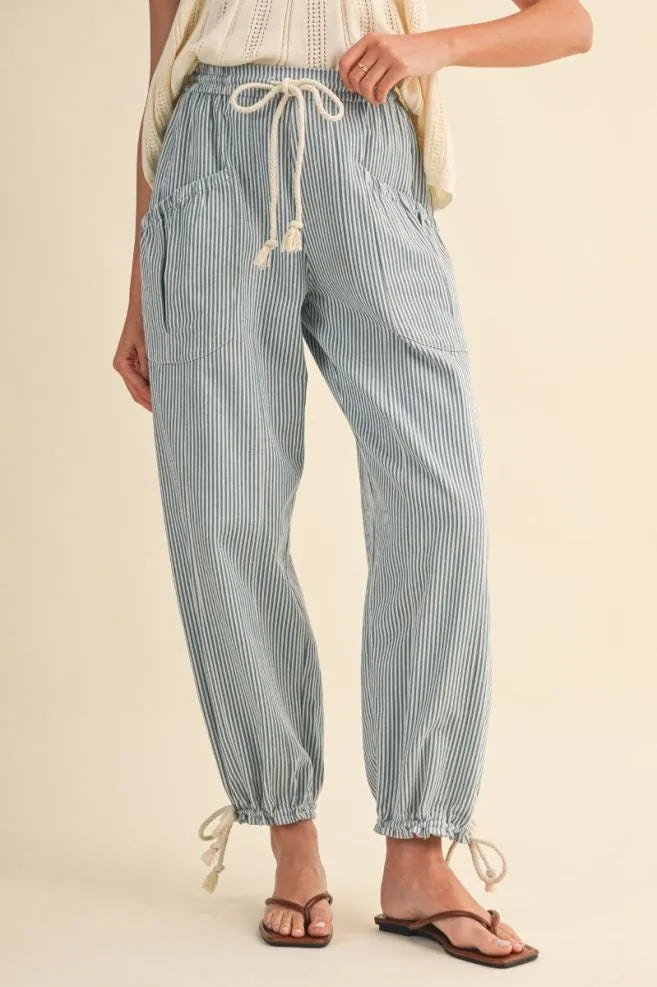 Denim Stripe Pant